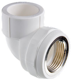 Кутник 90° із внутрішнім різьбленням 25x3/4' ппр/латунь, VALTEC